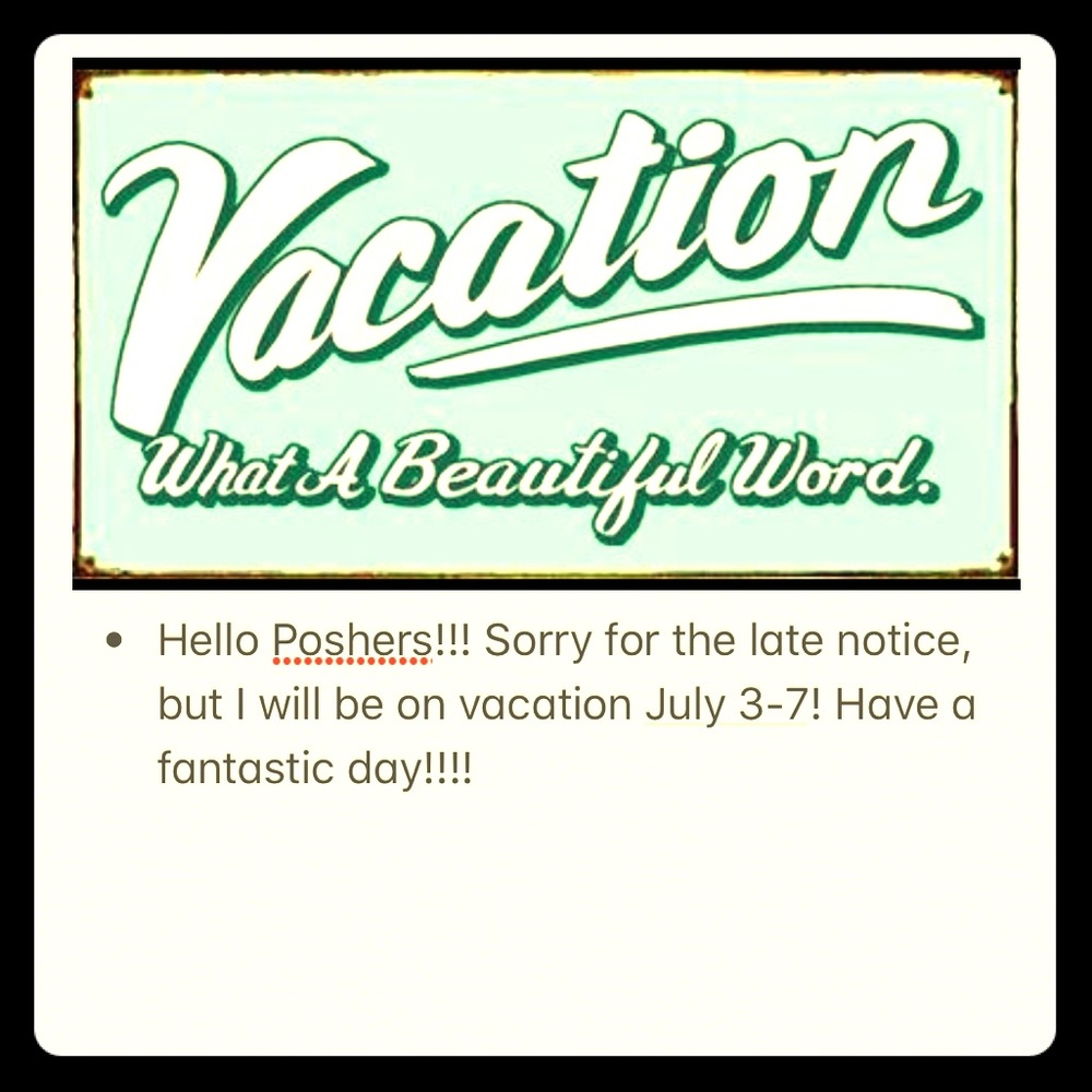 Vacation!!